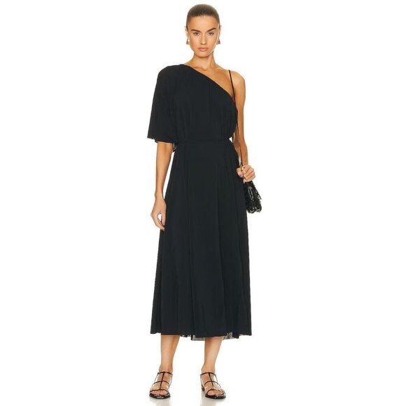 ERES Georgie One Shoulder Long Dress in Noir 3 New Womens Maxi Gown - Picture 5 of 15